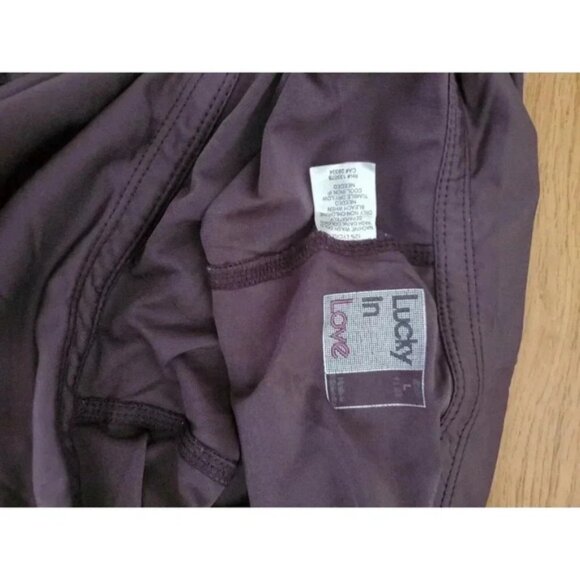 Lucky in Love Women's Skort Tennis Brown Size L - Picture 3 of 5